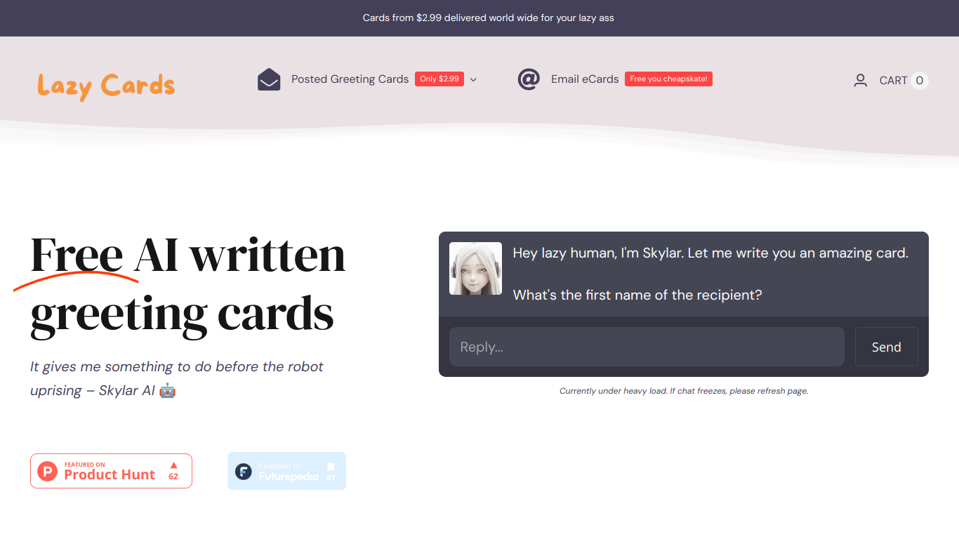 We Write Cards