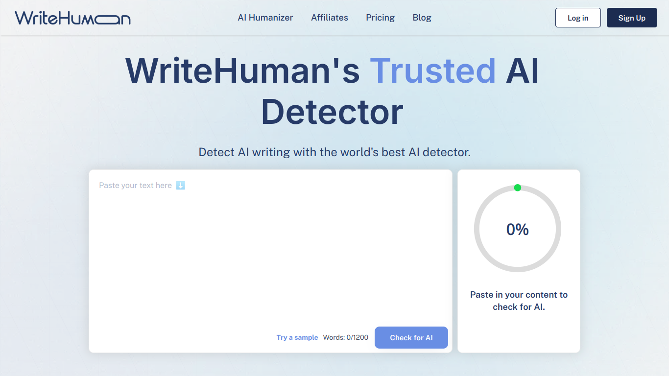 WriteHuman AI Detector