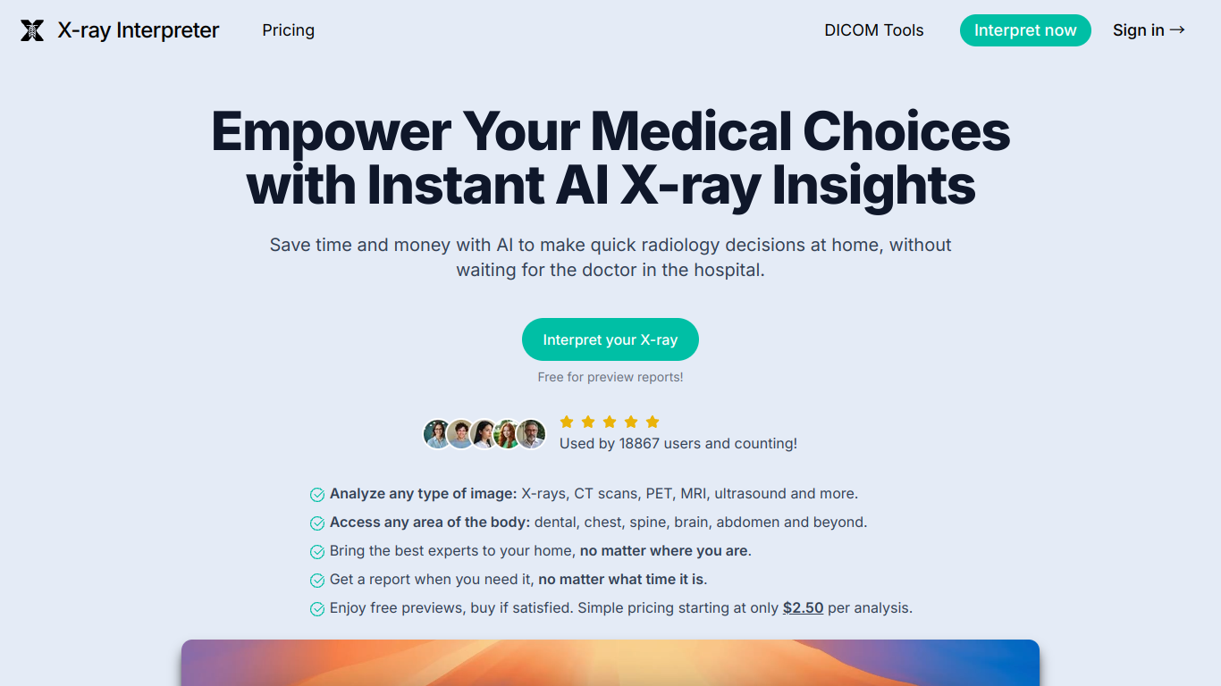 X-ray Interpreter