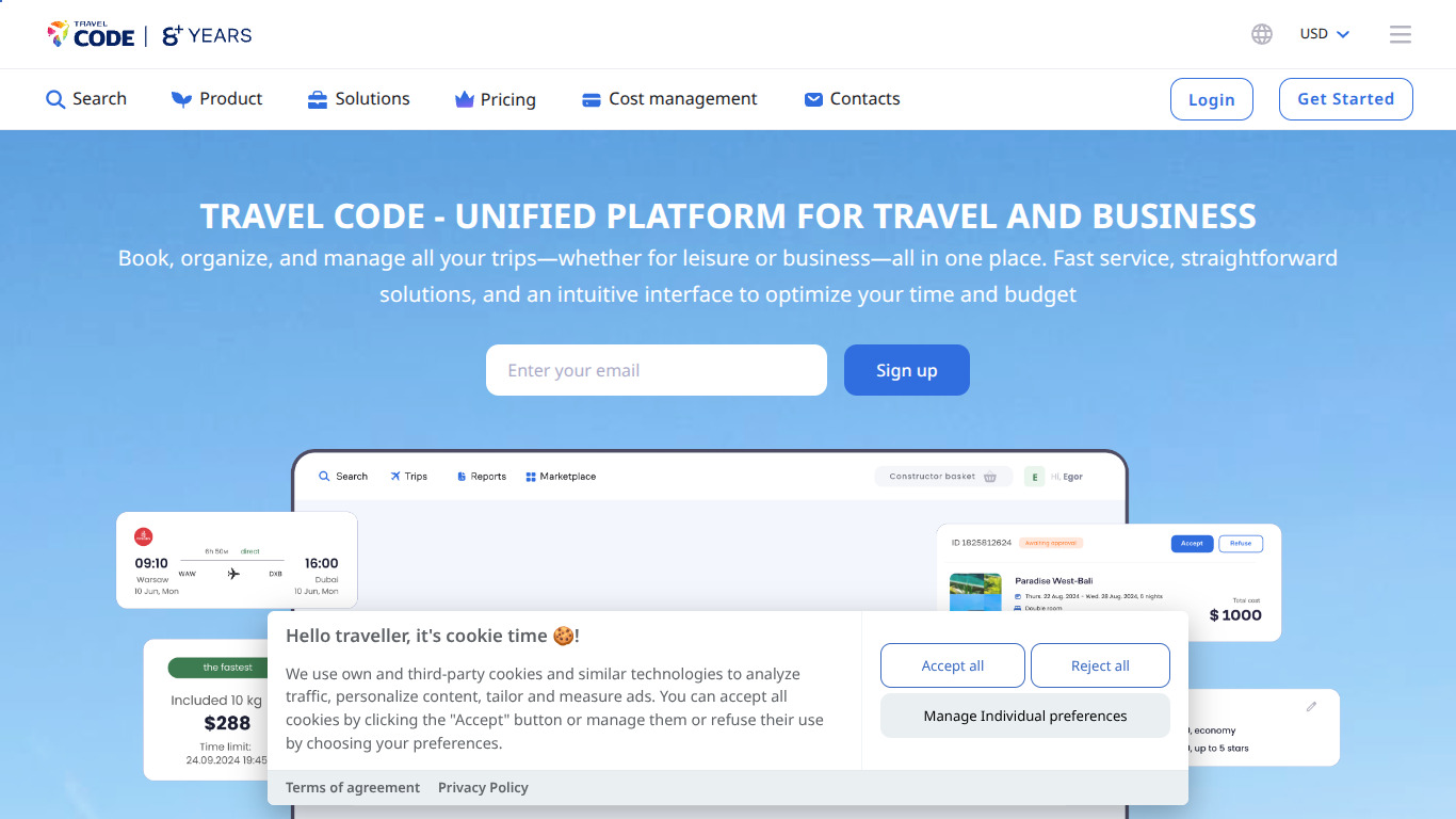 Travel Code
