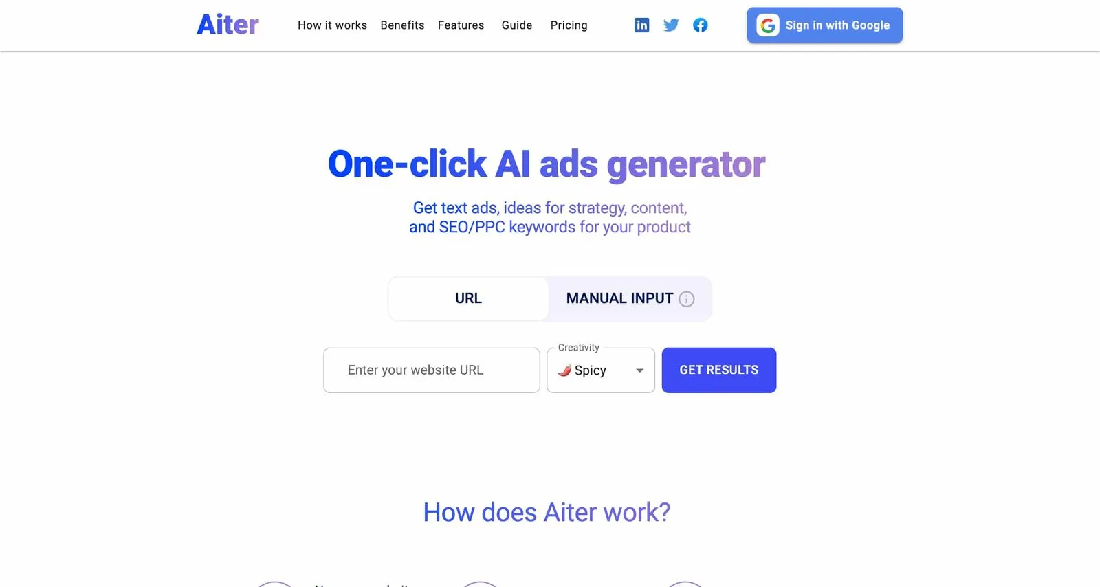 site internet aiter.io