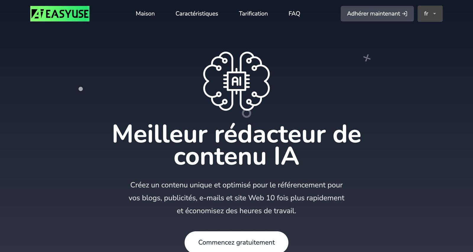 Site internet de l'IA AIEasyUse