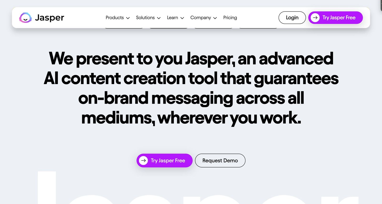 jasper site internet