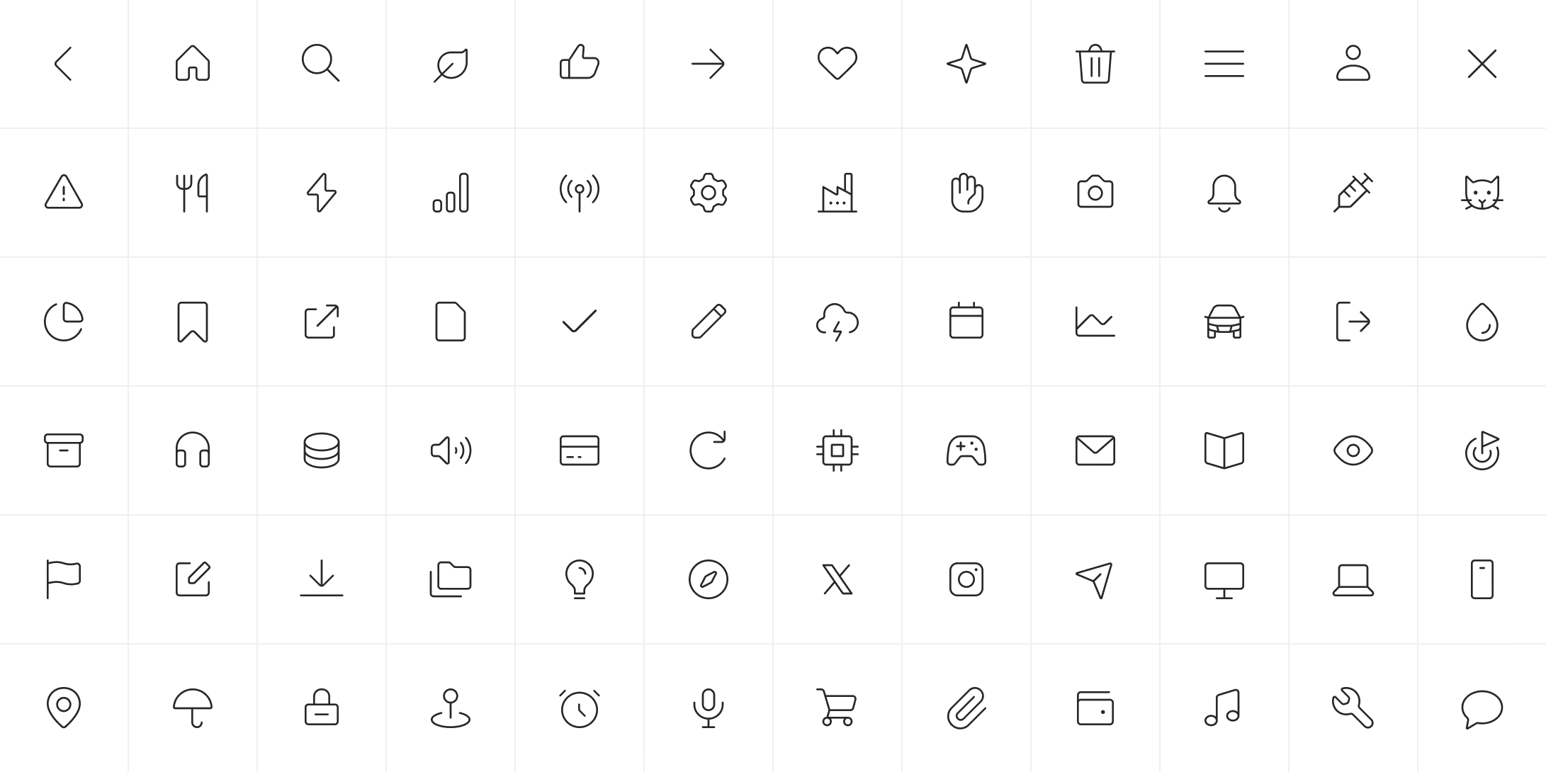 An icon preview for the style round outline light