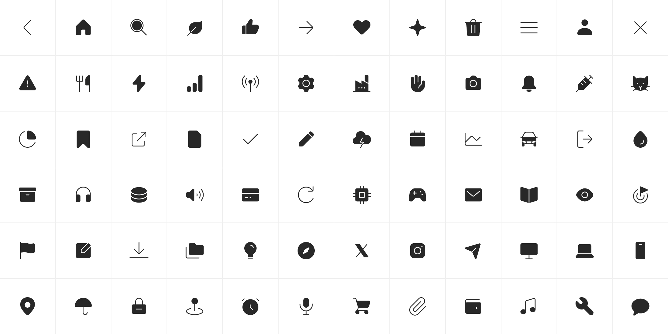 An icon preview for the style round solid light