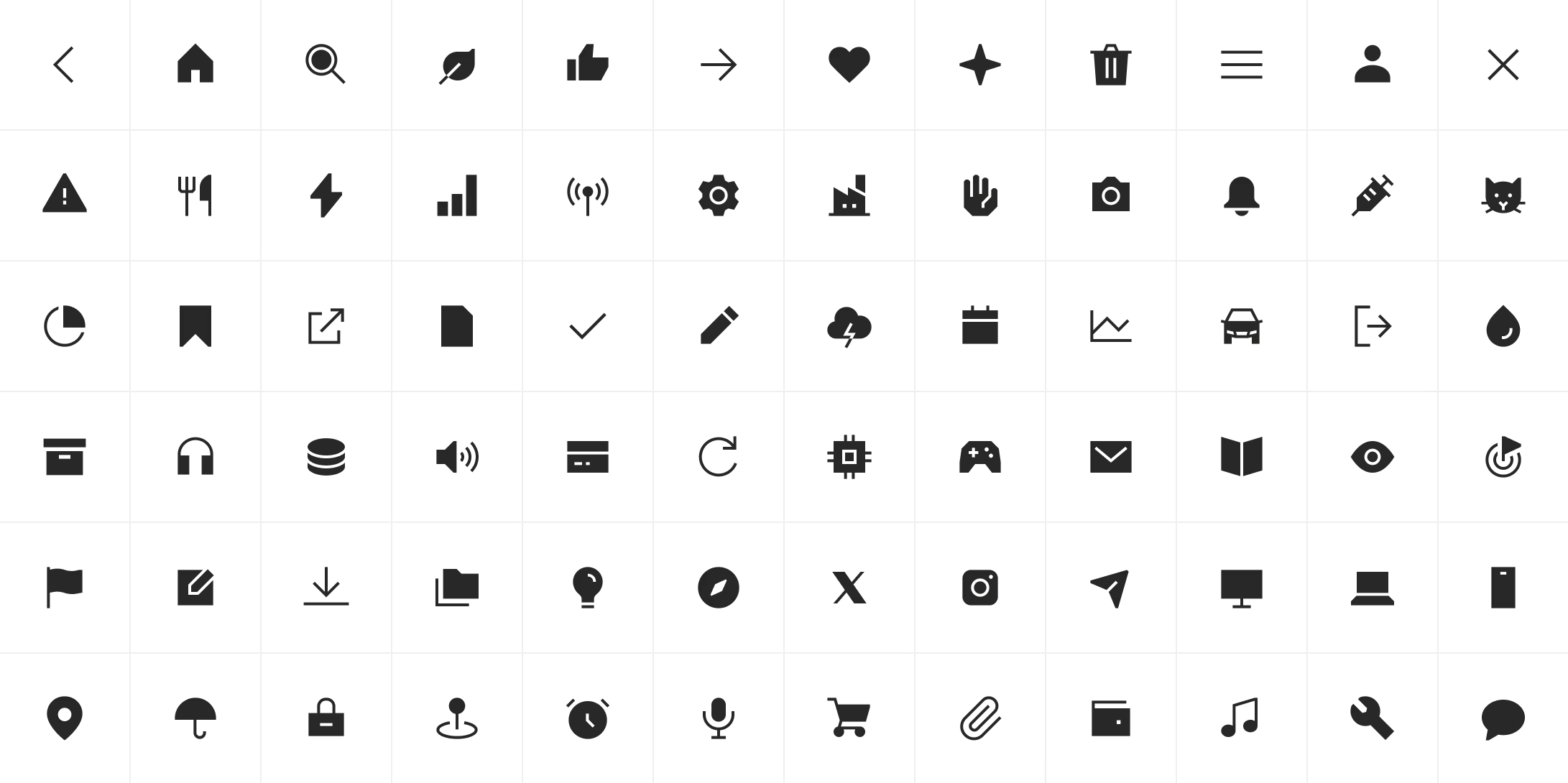 An icon preview for the style sharp solid regular