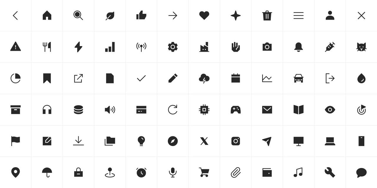 An icon preview for the style sharp solid regular