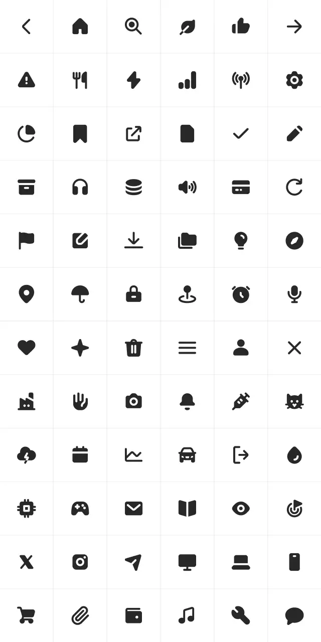 An icon preview for the style round solid bold