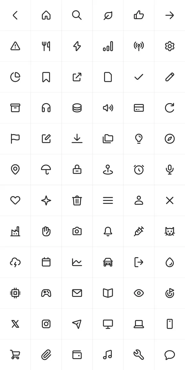 An icon preview for the style round outline medium