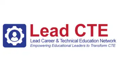LeadCTE logo of individual inside a gear