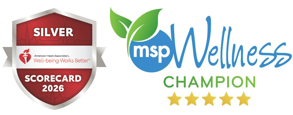 Silver Well-being award and MSP Wellness Champion Award