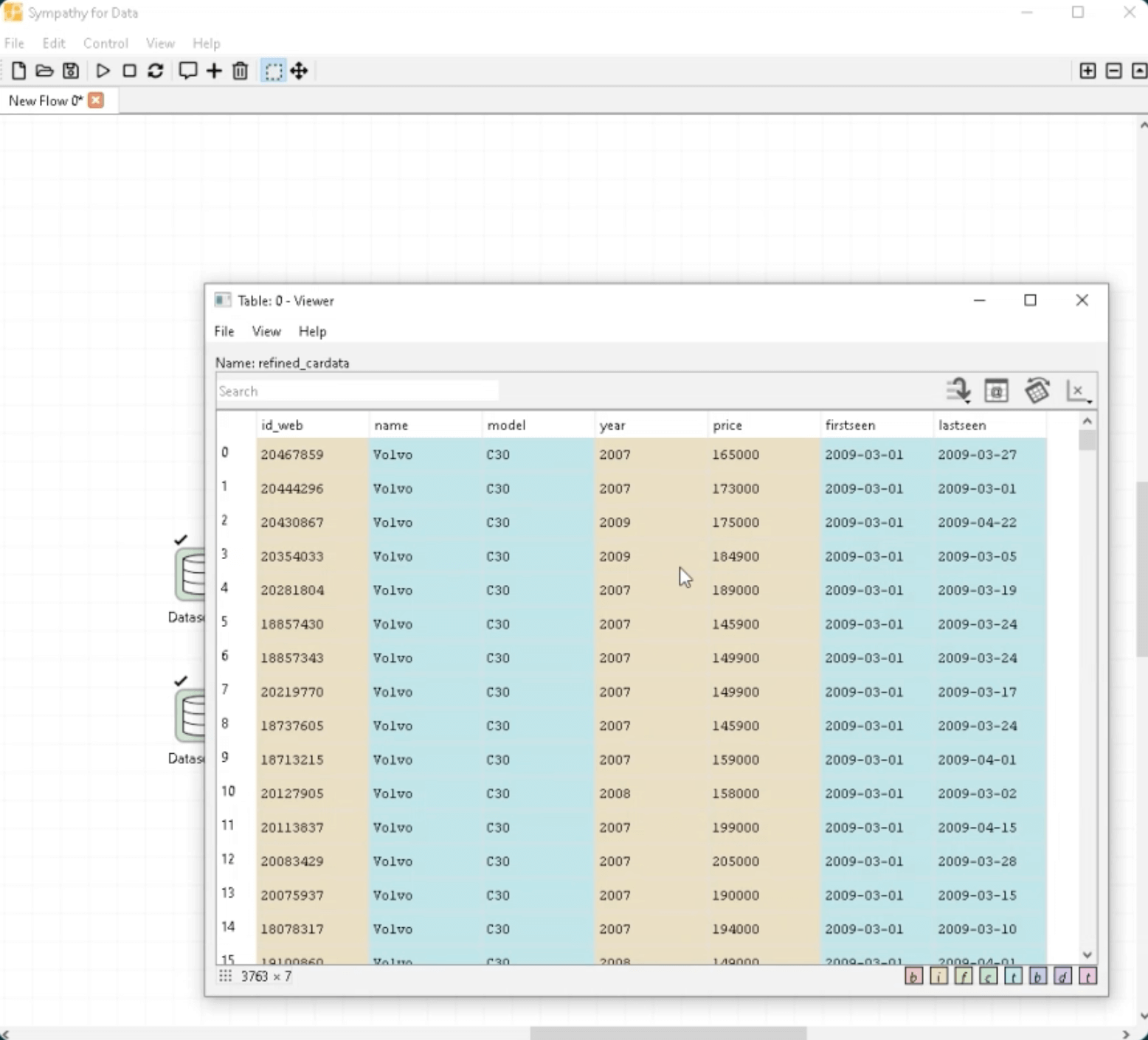 Configuring the New Datasource