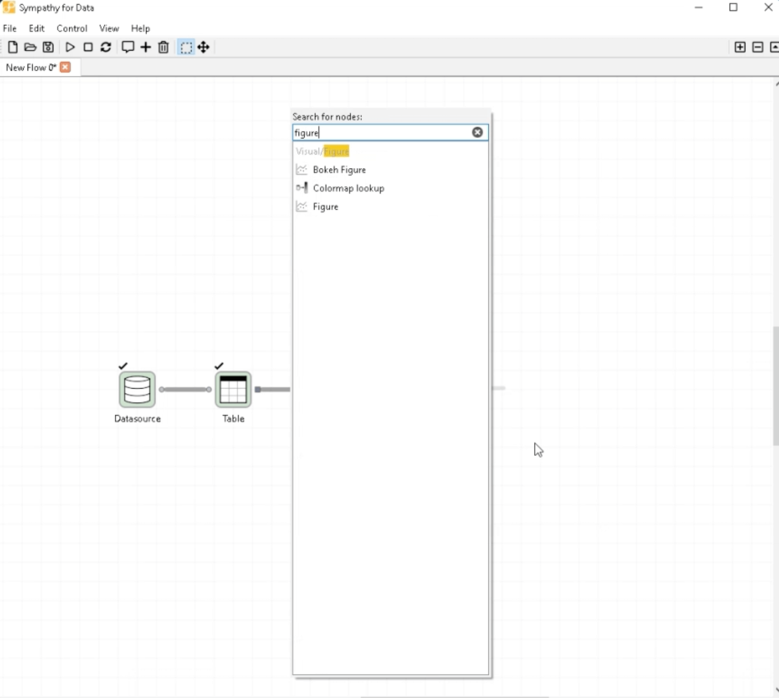 Start connecting a new node