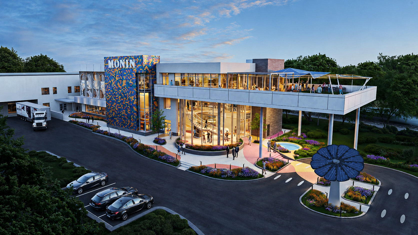 Monin headquarters project by ABI