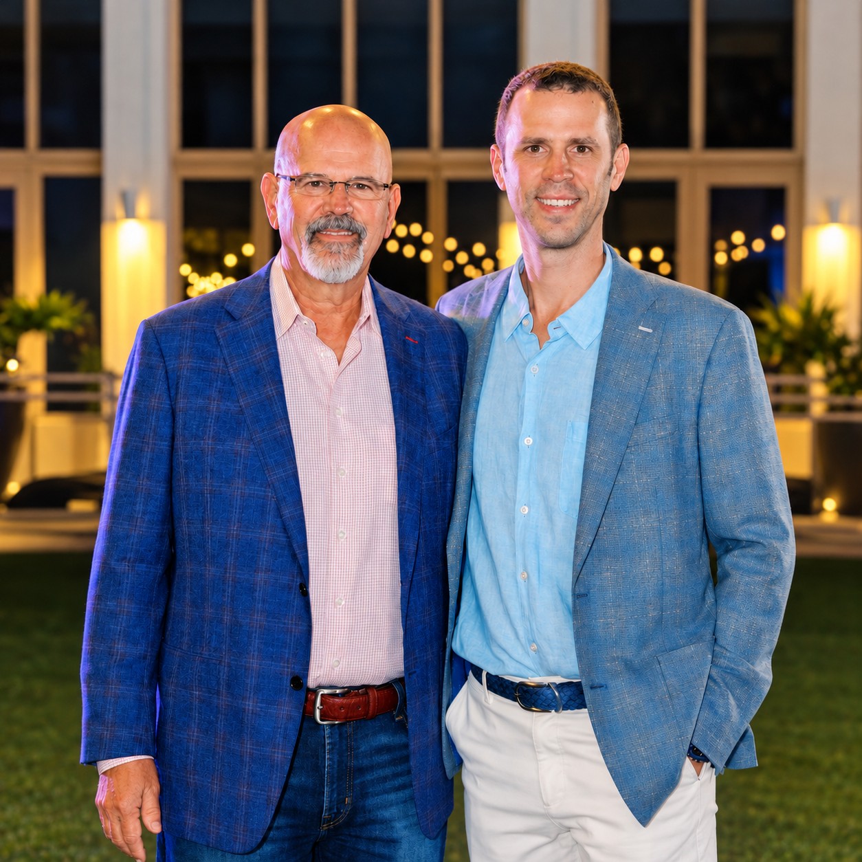 Hank and Jordan of ABI Companies together at an event