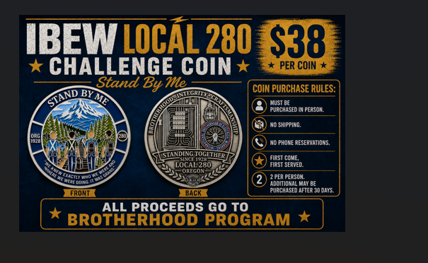 Stand By Me Challenge Coin