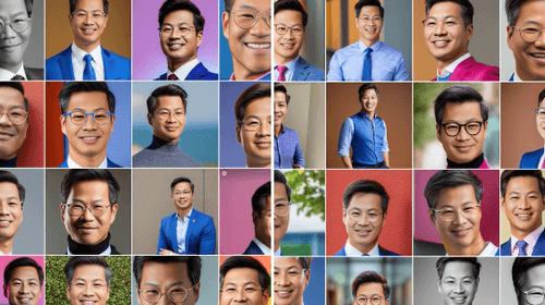 Stunning AI generated professional headshot of a man in business casual attire