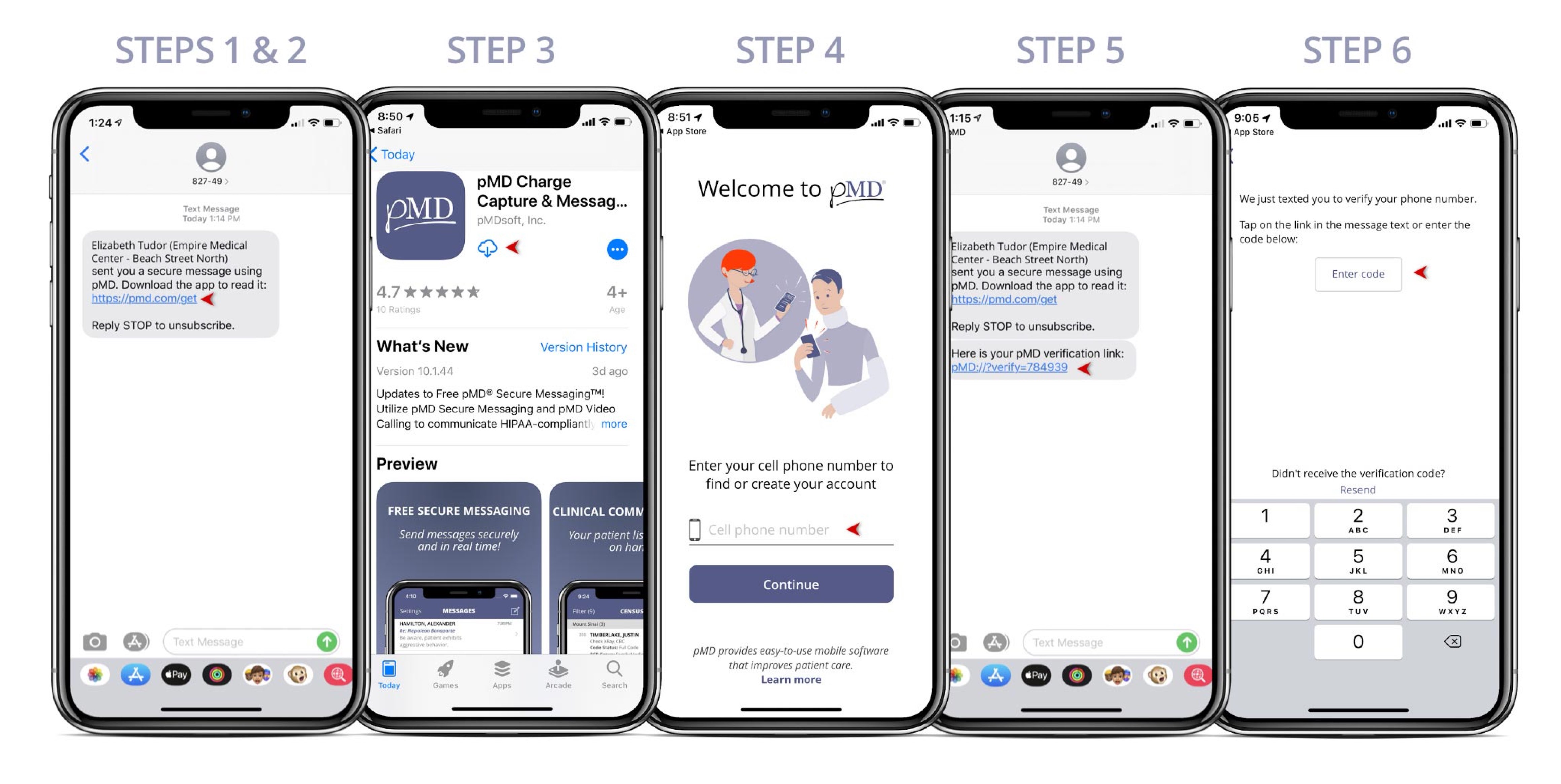 Telehealth download steps