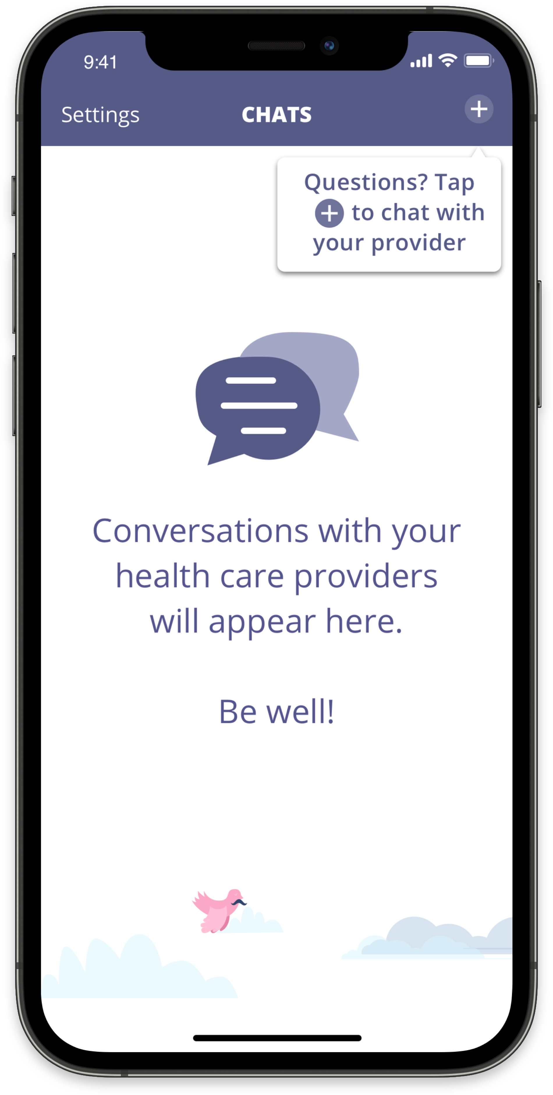 empty chat inbox