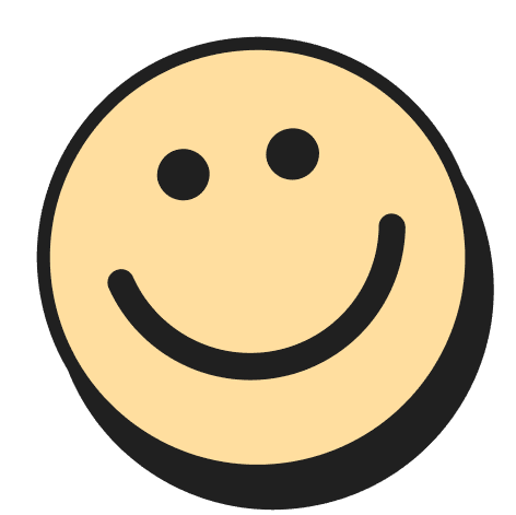Yellow Smile Face - Colorfolio X Webflow Template