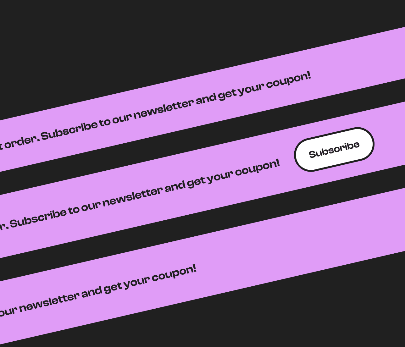 3 Top Notification Bars Image - Colorfolio X Webflow Template