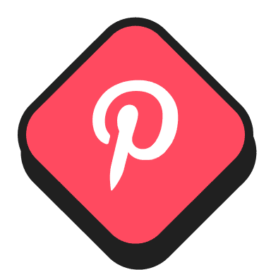 Pinterest Diamond Logo - Colorfolio X Webflow Template