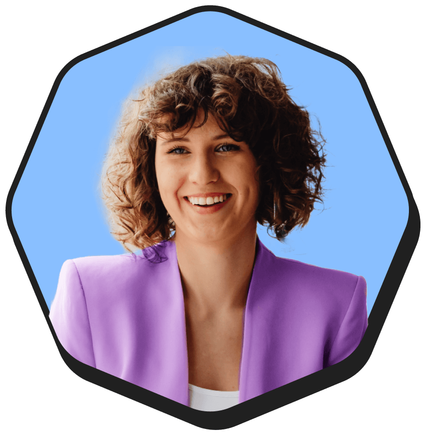 Sophie Moore Author Image - Colorfolio X Webflow Template