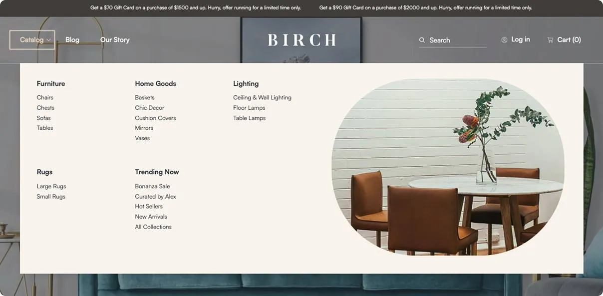 Mega Menu