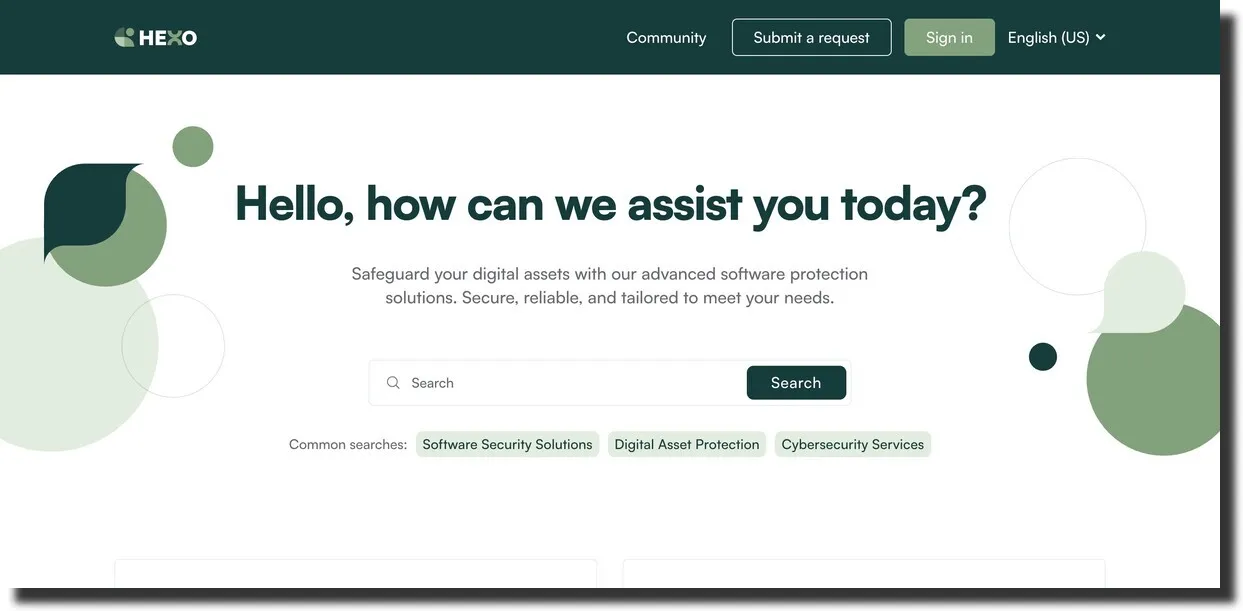 Hexo 128 Zendesk theme