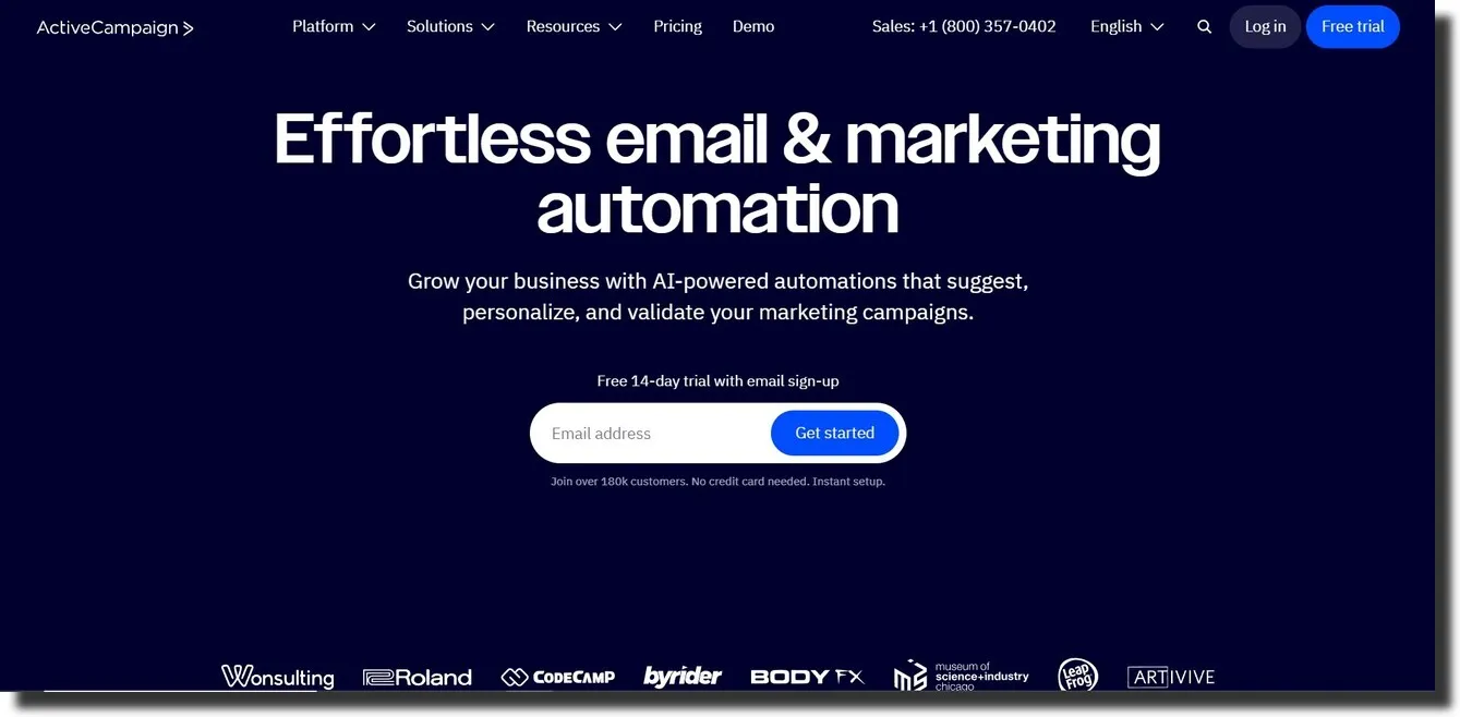 ActiveCampaign - Mailmunch alternatives