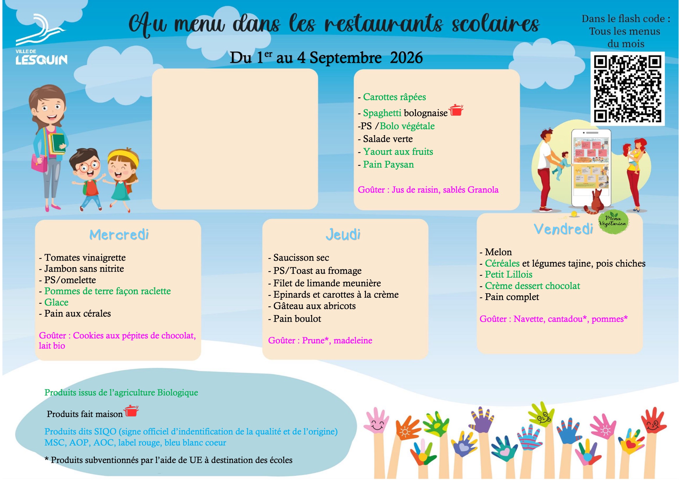 Image du menu