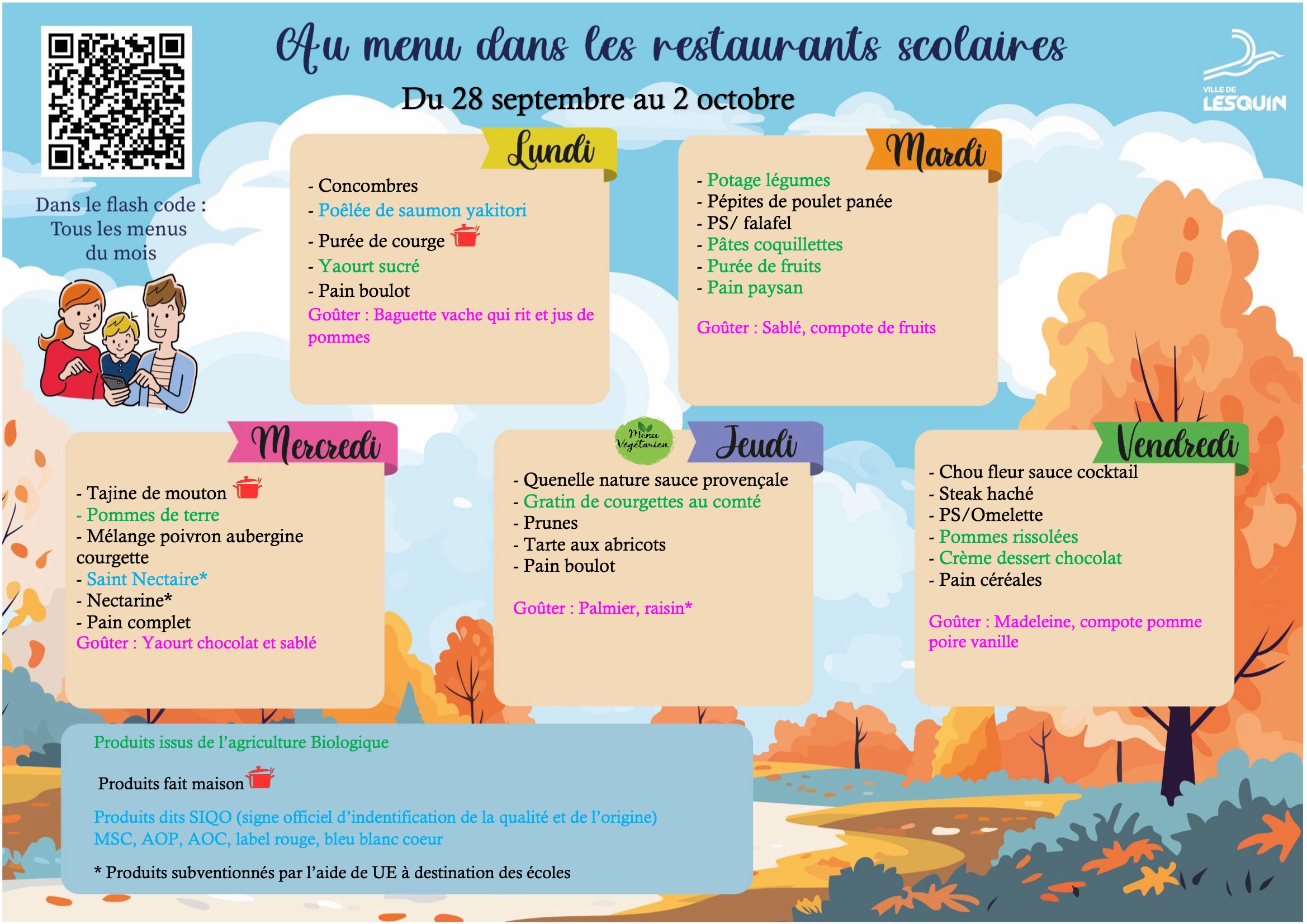 Image du menu