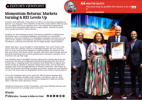 Real Estate Investor Magazine Featured Article