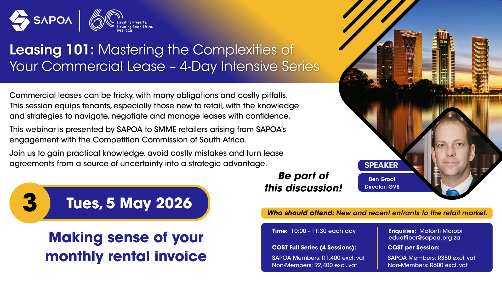 Making sense of your monthly rental invoice