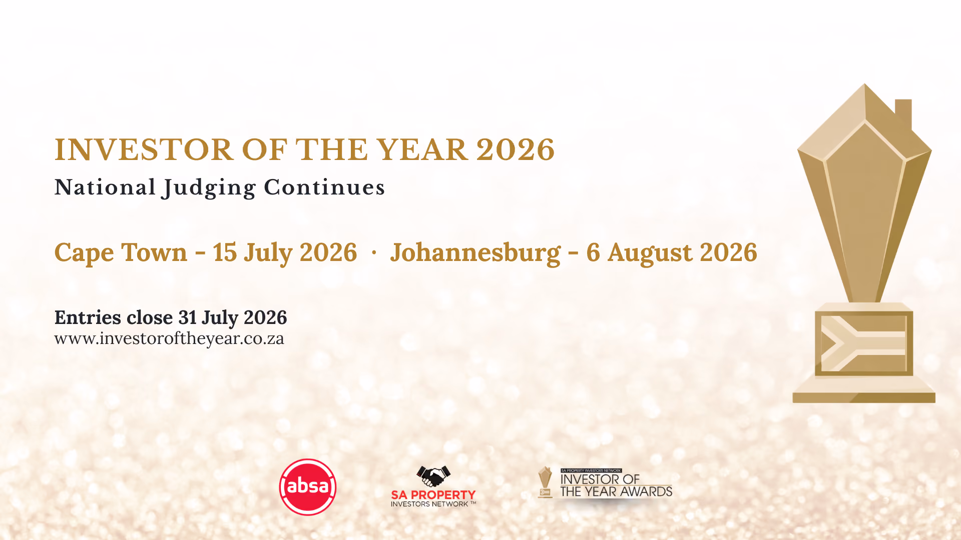 IOTY JUDGING | Thursday, 6 August | 09:00 | JHB