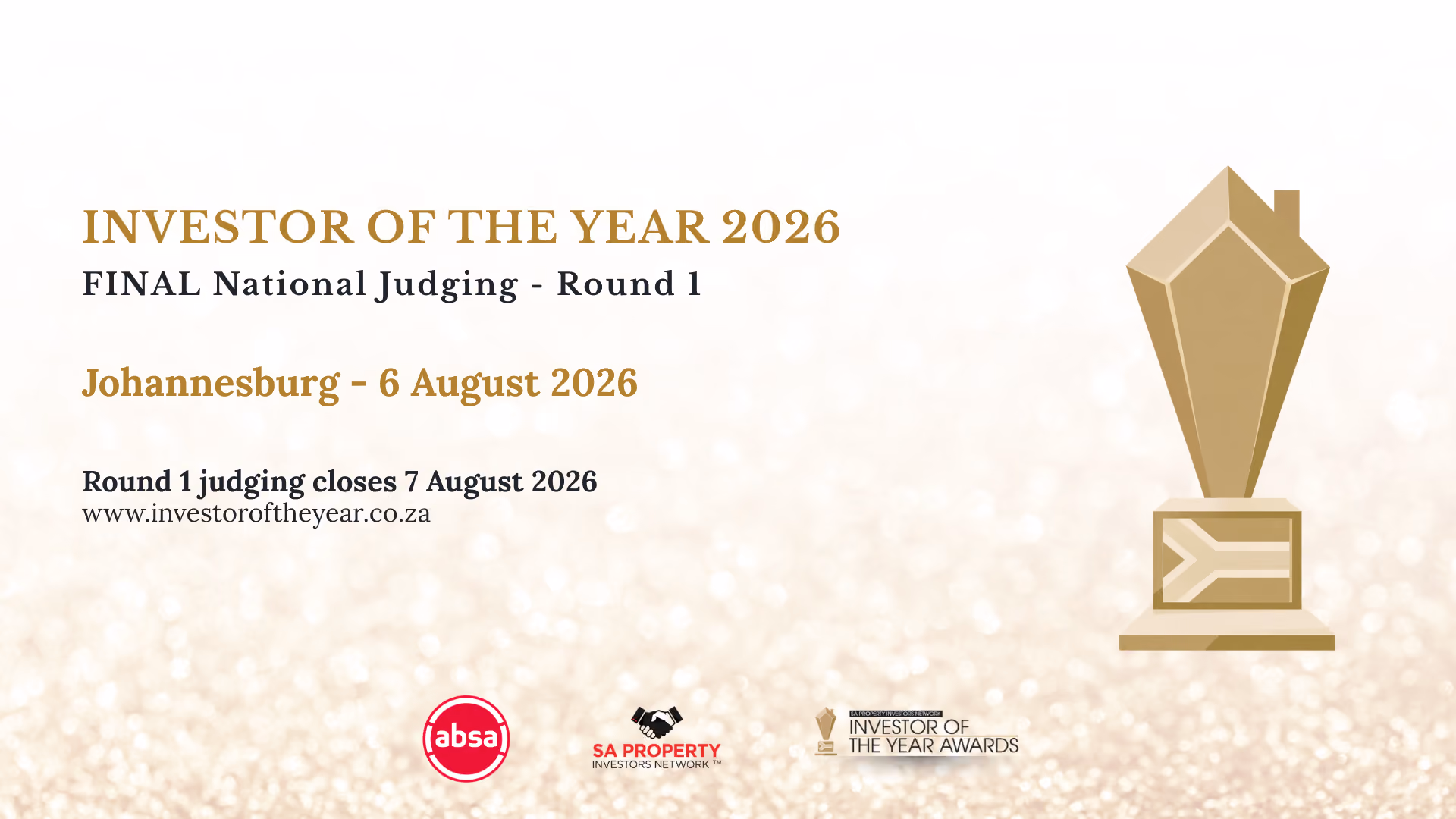 IOTY JUDGING | Thursday, 6 August | 09:00 | JHB