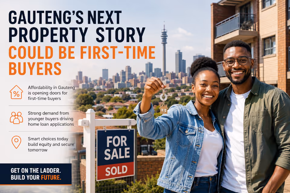 Gauteng's next property boom could be first-time buyers
