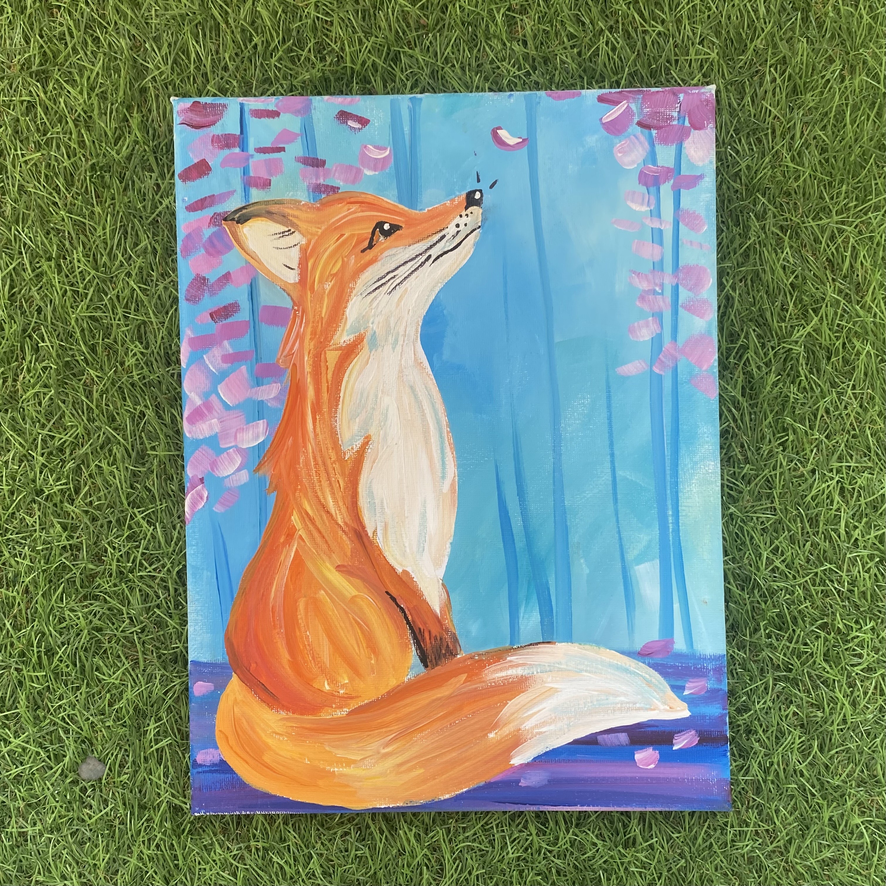 SOLD OUT - Canvas Tutorial - Peaceful Fox