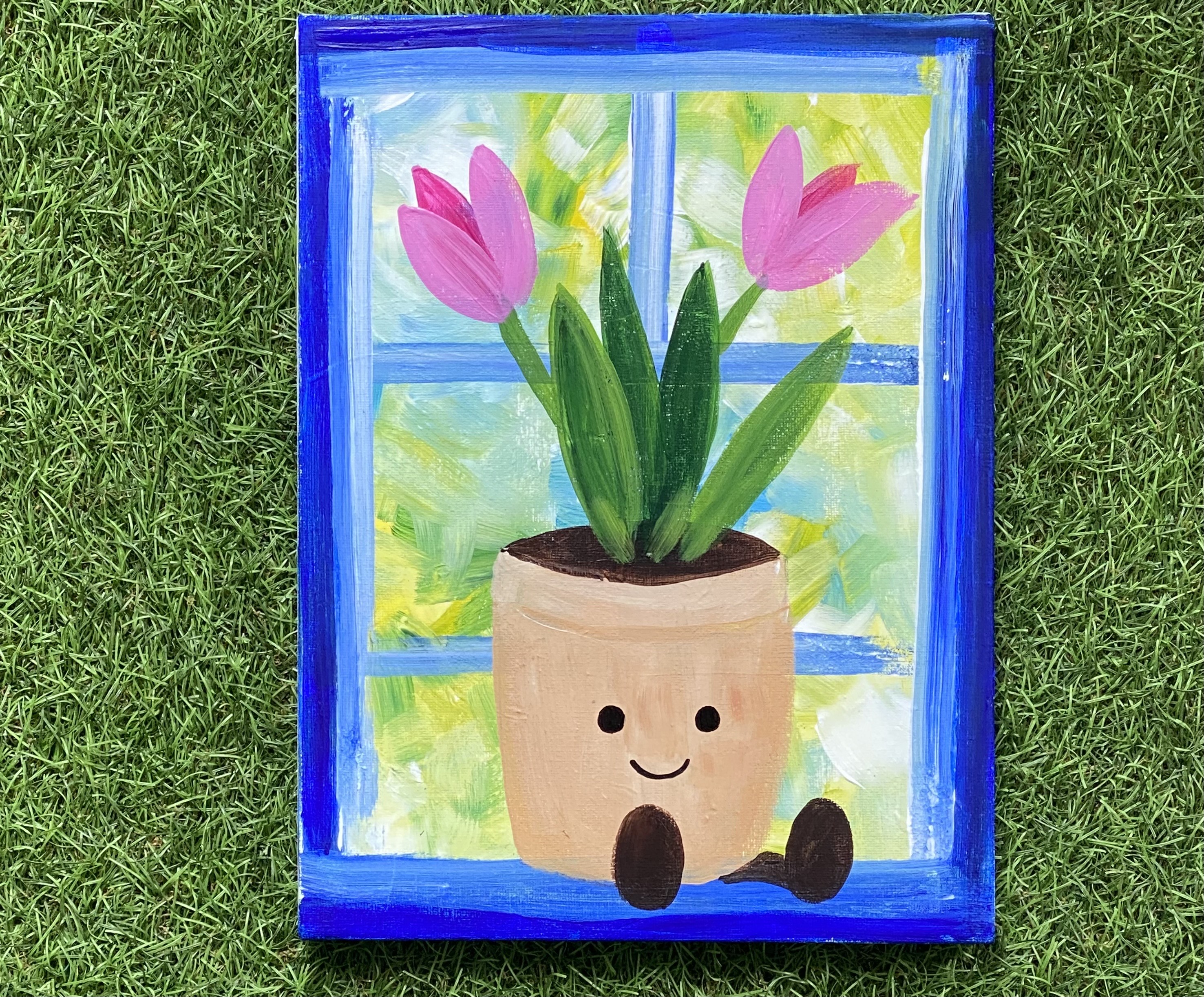 Canvas Tutorial -  The Jolly Flowerpot (inspired by Jellycat Amusables)