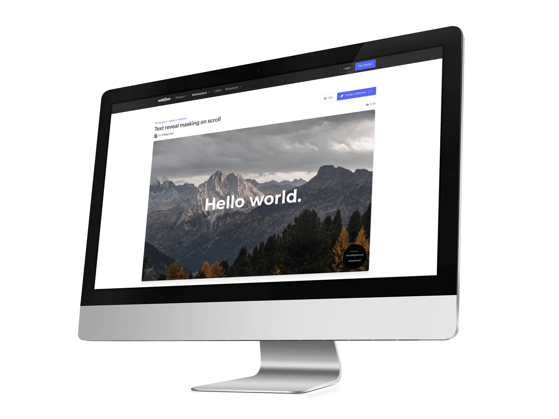 Masking beim Scrollen