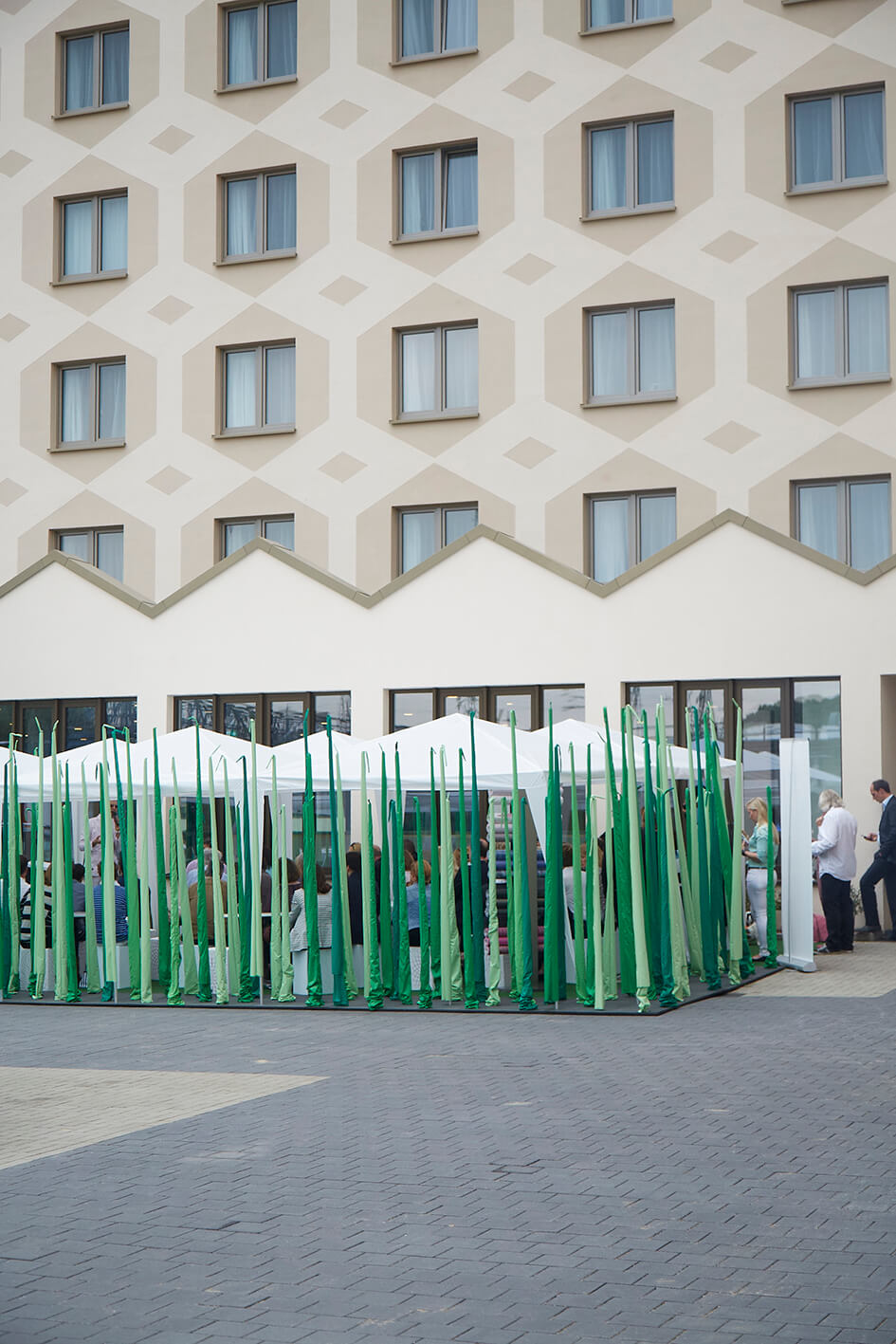 An outdoor event on the GMK convention.