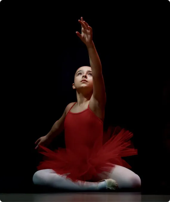 Child Dancer In Dress