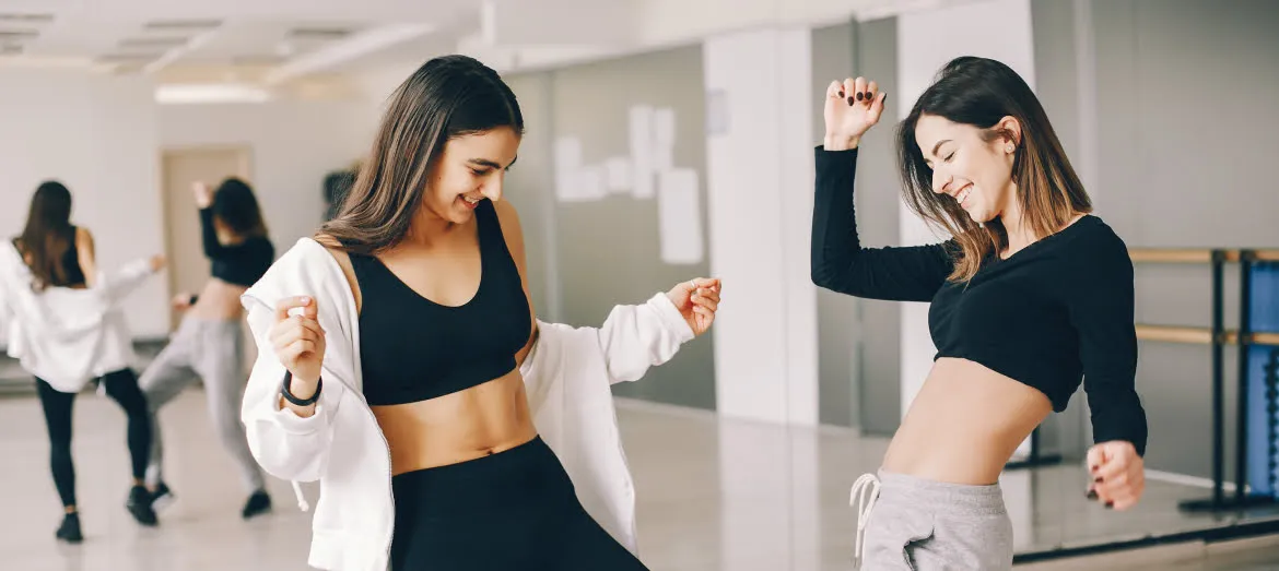 Girls In Dancing Class