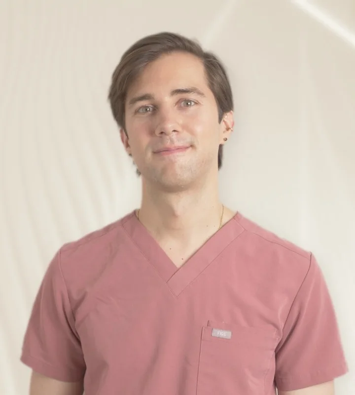 Dr. Geoff Masschelein, MD, FRCSC, portrait on the 8 West wall