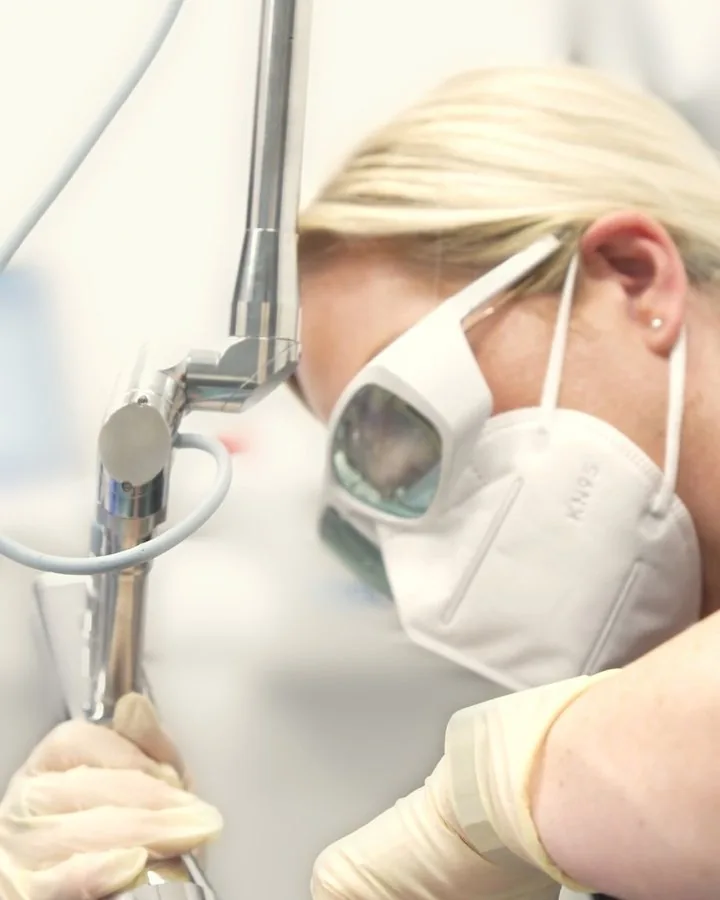 Suzanne Power, senior medical aesthetician, at work at 8 West Clinic