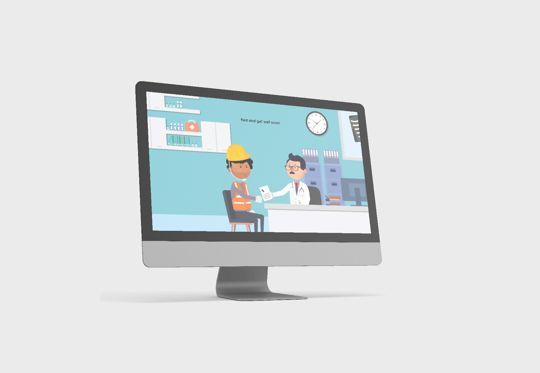 Computer screen with a screen gameplay