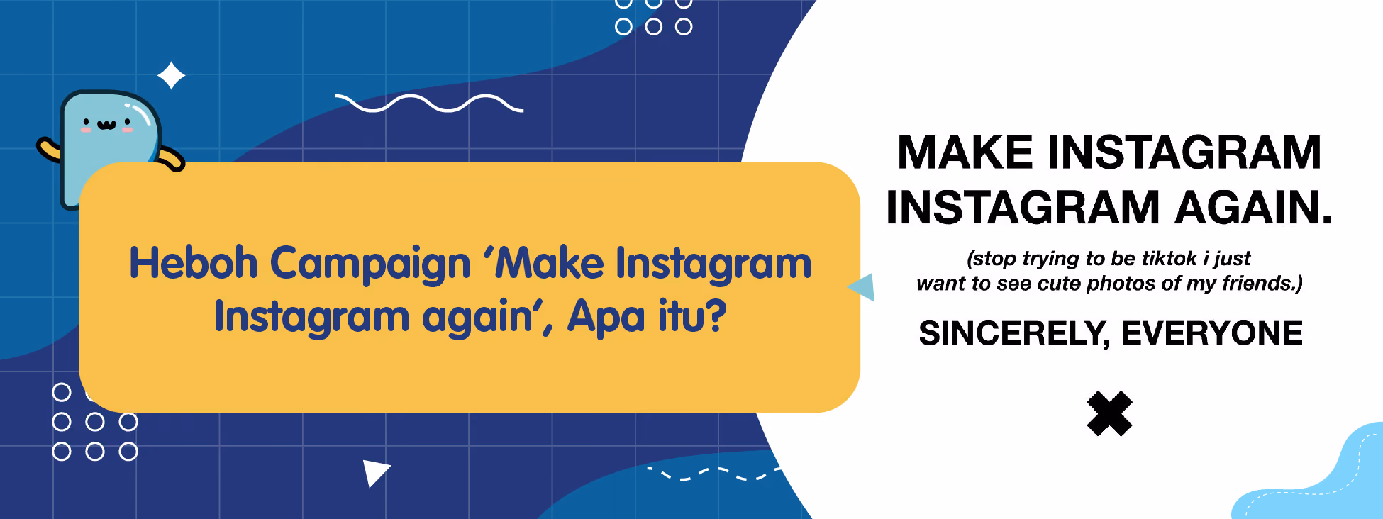 Heboh Campaign Make Instagram Instagram Again, Apa Itu?
