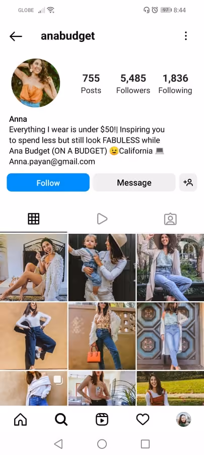 annabudget budget fashion influencer - Influencer Marketing Trends - Partipost
