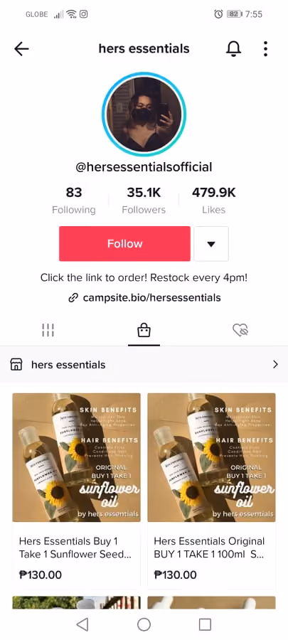 TikTok Shopping - Her Essentials - Partipost SG