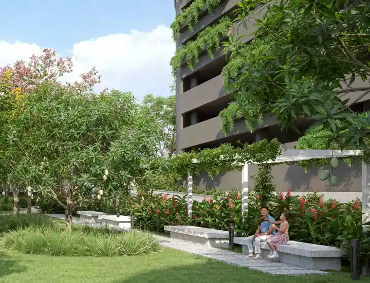 Garden Area at Alembi City
